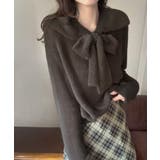 リボンシャギーニットプルオーバー | LAUIR | 詳細画像3