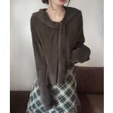 リボンシャギーニットプルオーバー | LAUIR | 詳細画像4