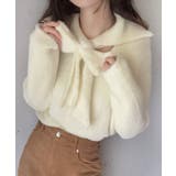 リボンシャギーニットプルオーバー | LAUIR | 詳細画像7