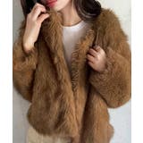 ノーカラーフェイクファージャケット | LAUIR | 詳細画像13 