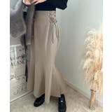 サイドレースアップマーメイドスカート | LAUIR | 詳細画像3