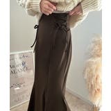 サイドレースアップマーメイドスカート | LAUIR | 詳細画像5