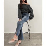 CENEA ストレッチスリットフレアデニム | JUNOAH | 詳細画像2 