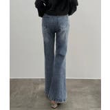 CENEA ストレッチスリットフレアデニム | JUNOAH | 詳細画像4 