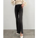 CENEA ストレッチスリットフレアデニム | JUNOAH | 詳細画像6 