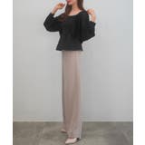 透かし編みニットボレロ＋リボンキャミset | JUNOAH | 詳細画像7 