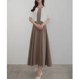 CENEA シアー半袖リブカーディガン+リネンフレアキャミワンピース set | JUNOAH | 詳細画像20