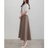 CENEA シアー半袖リブカーディガン+リネンフレアキャミワンピース set | JUNOAH | 詳細画像22