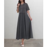 CENEA シアー半袖リブカーディガン+リネンフレアキャミワンピース set | JUNOAH | 詳細画像26