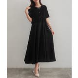 CENEA シアー半袖リブカーディガン+リネンフレアキャミワンピース set | JUNOAH | 詳細画像4