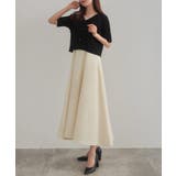 CENEA シアー半袖リブカーディガン+リネンフレアキャミワンピース set | JUNOAH | 詳細画像7