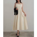 CENEA シアー半袖リブカーディガン+リネンフレアキャミワンピース set | JUNOAH | 詳細画像9