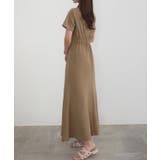 CENEA キーネックタックデザインワンピース | JUNOAH | 詳細画像18