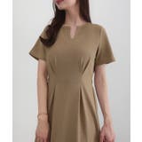 CENEA キーネックタックデザインワンピース | JUNOAH | 詳細画像19