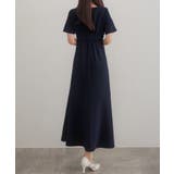 CENEA キーネックタックデザインワンピース | JUNOAH | 詳細画像8