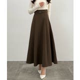 Aブラウン | CENEA 【選べる】細ベルト付きハイウエススカート（マーメイド／フレア） | JUNOAH