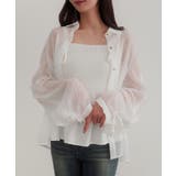 CENEA 袖リボンドロストシャツブラウス | JUNOAH | 詳細画像10 