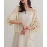 アイボリー | CENEA 袖リボンドロストシャツブラウス | JUNOAH