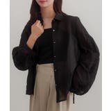 CENEA 袖リボンドロストシャツブラウス | JUNOAH | 詳細画像6 