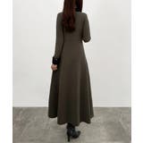 CENEA バイカラーリボンニットワンピース | JUNOAH | 詳細画像12