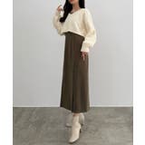 CENEA シャギーショートニット＋釦スリットキャミワンピースset | JUNOAH | 詳細画像11 