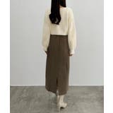 CENEA シャギーショートニット＋釦スリットキャミワンピースset | JUNOAH | 詳細画像12 