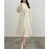 CENEA ウエストシェイプツイードロングコート | JUNOAH | 詳細画像6