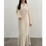 CENEA シアートップス＋テーラードマーメイドジャンパースカートset | JUNOAH | 詳細画像11 