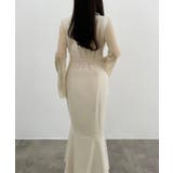 CENEA シアートップス＋テーラードマーメイドジャンパースカートset | JUNOAH | 詳細画像12 