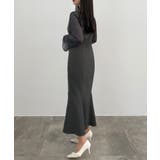 CENEA シアートップス＋テーラードマーメイドジャンパースカートset | JUNOAH | 詳細画像15 