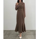 ピンクブラウン | CENEA シアートップス＋テーラードマーメイドジャンパースカートset | JUNOAH