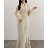 CENEA シアートップス＋テーラードマーメイドジャンパースカートset | JUNOAH | 詳細画像9 