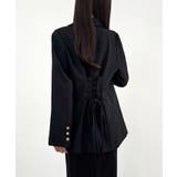 CENEA バックレースアップテーラードジャケット | JUNOAH | 詳細画像10 