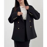 CENEA バックレースアップテーラードジャケット | JUNOAH | 詳細画像8 