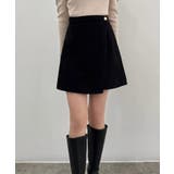 CENEA ウールライク金釦ラップスカパン | JUNOAH | 詳細画像11 