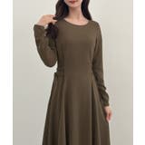 CENEA レースアップカットフレアワンピース(裏地無し) | JUNOAH | 詳細画像11 