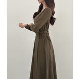 CENEA レースアップカットフレアワンピース(裏地無し) | JUNOAH | 詳細画像12 