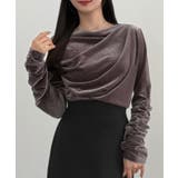 CENEA ドレープベロアトップス | JUNOAH | 詳細画像5 