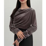 CENEA ドレープベロアトップス | JUNOAH | 詳細画像6 