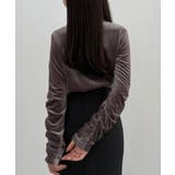 CENEA ドレープベロアトップス | JUNOAH | 詳細画像7 