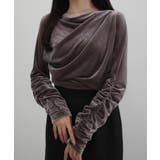 CENEA ドレープベロアトップス | JUNOAH | 詳細画像8 