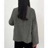 CENEA 薄手ツイードテーラードジャケット | JUNOAH | 詳細画像12