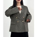 CENEA 薄手ツイードテーラードジャケット | JUNOAH | 詳細画像13