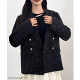 CENEA 薄手ツイードテーラードジャケット | JUNOAH | 詳細画像2