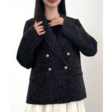 CENEA 薄手ツイードテーラードジャケット | JUNOAH | 詳細画像5