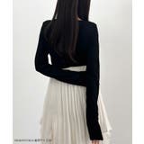 CENEA 薄手カットアウトデザインカットソー | JUNOAH | 詳細画像2 