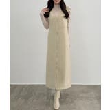 CENEA 裏起毛フロントファスナージャンパースカート | JUNOAH | 詳細画像17 