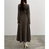 CENEA アシンメトリーネックニットワンピース | JUNOAH | 詳細画像10 