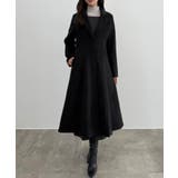 ブラック | CENEA ウエストシェイプシングルチェスターコート | JUNOAH