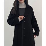 CENEA ウエストシェイプシングルチェスターコート | JUNOAH | 詳細画像4 